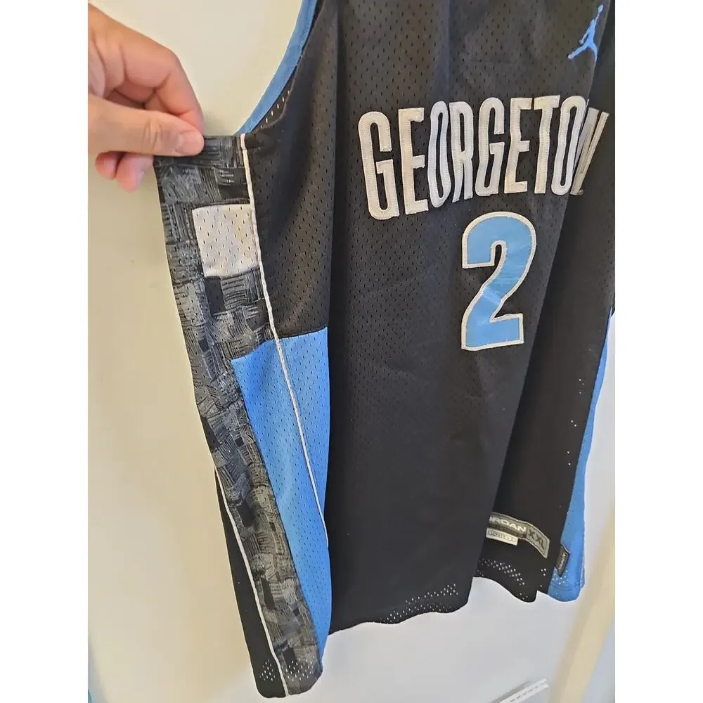 Jordan Nike Team Sports Georgetown Hoyas #2 Basketball Jersey Sz 2XL